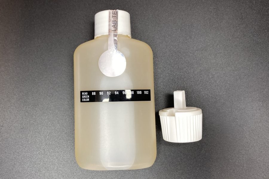clear choice quick luck urine bottle with cap