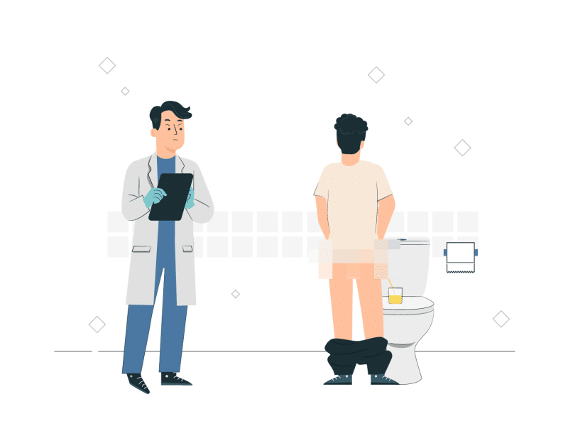 supervised drug test