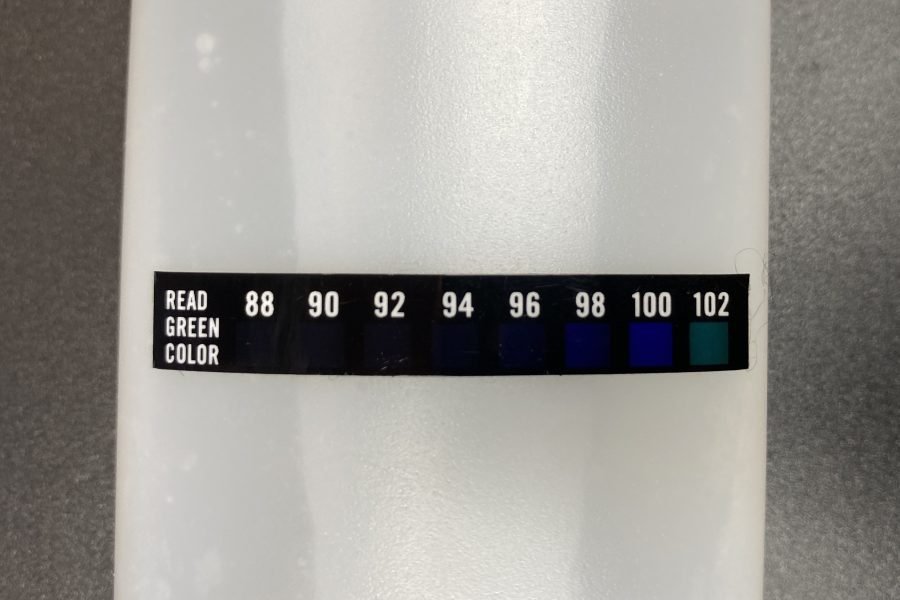 temperature strip readings